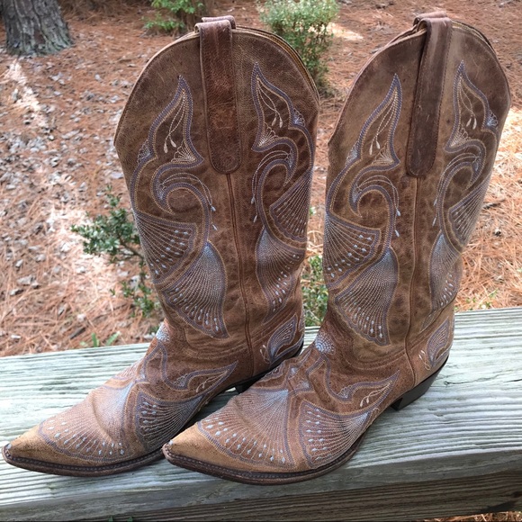peacock cowboy boots
